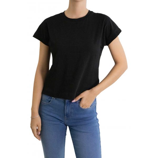 Maglia tinta unita girocollo Only